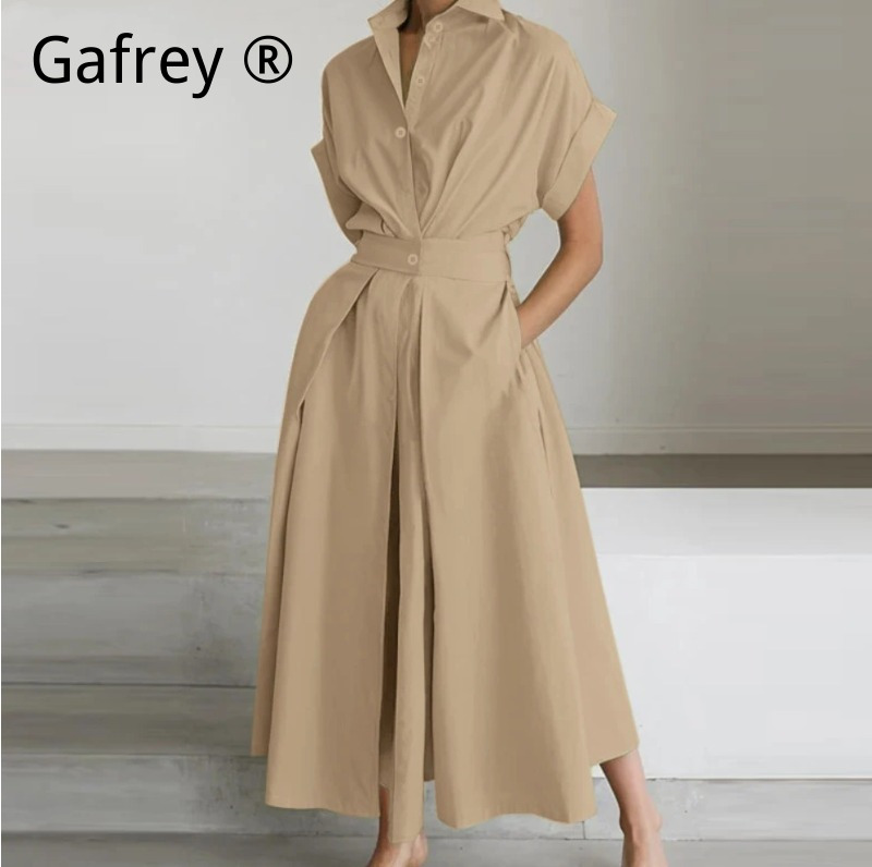 Women'S Formal Wear Cardigan - 5XL 0XL Klassisches Einfarbiges Leinenkleid mit