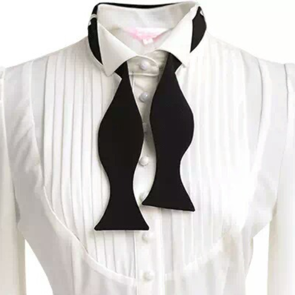 Women Formal Wear With Tie - Formale, vorgebundene, verstellbare Fliege für Herren,