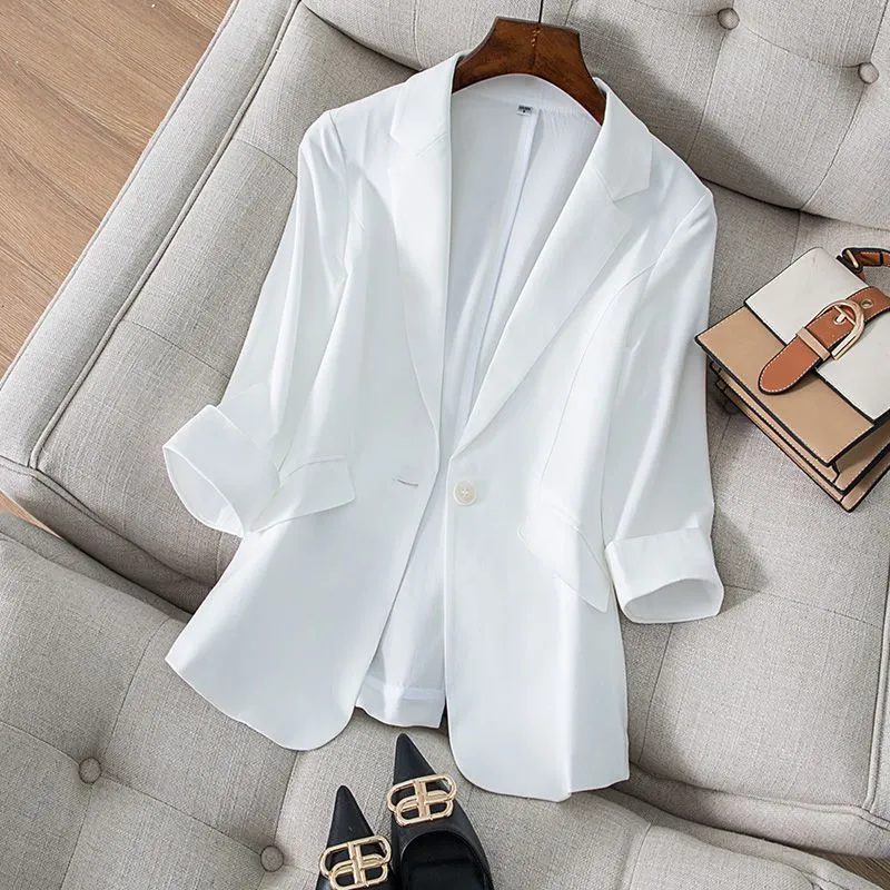 Women Formal Wear For Plus Size - Jacke Damen bekleidung Slim Fit Diamant