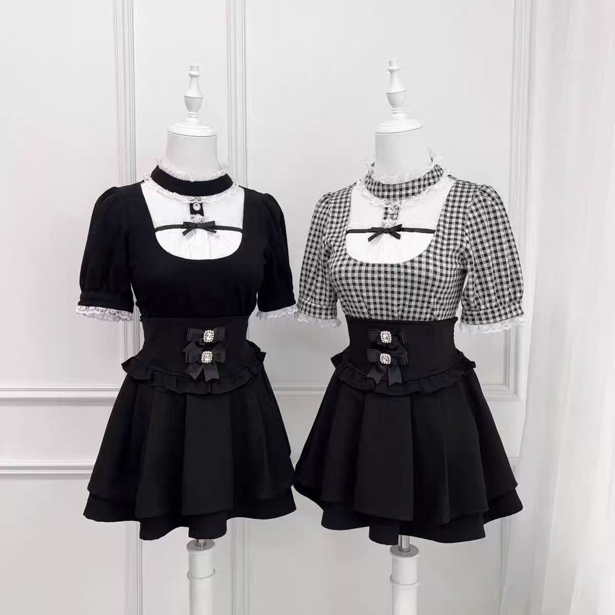 Women Formal Blouses For Evening Wear - Japanische Lolita-Bluse für Damen, Kawaii Harajuku