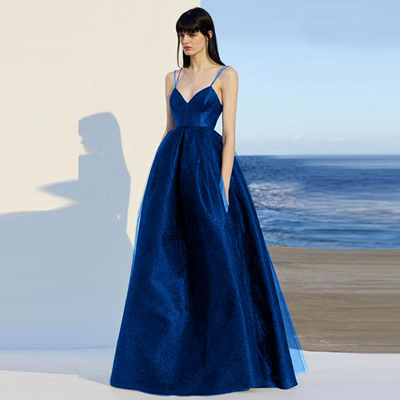 Elegantes Spaghettiträger-Aben – Women Formal Wear Dress Bewertung und Preis
