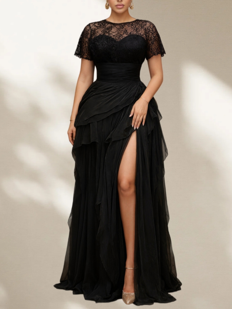 Elegantes Übergrößen-Abendklei – Women Formal Wear Dress Bewertung und Preis
