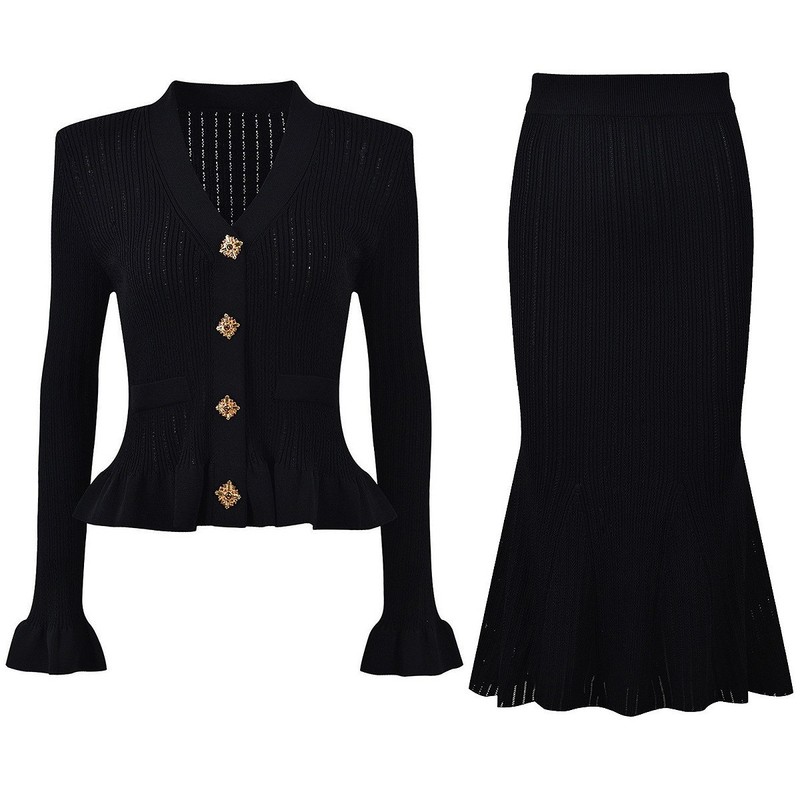 Elegantes zweiteiliges Stricks – Women'S Formal Wear Cardigan Bewertung und Preis