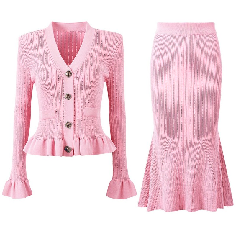 Elegantes zweiteiliges Stricks – Women'S Formal Wear Cardigan Bewertung und Preis